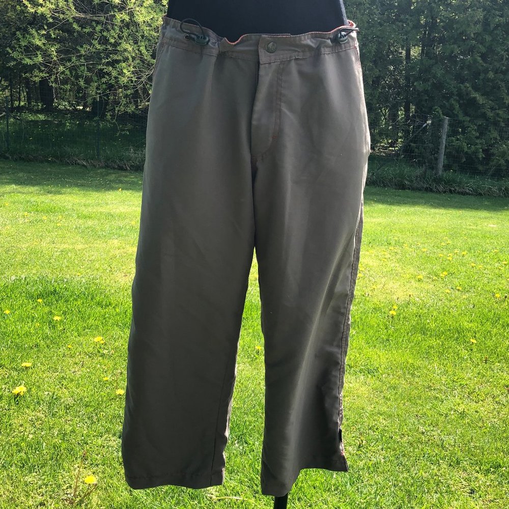 Olive Prana Cropped Pants
